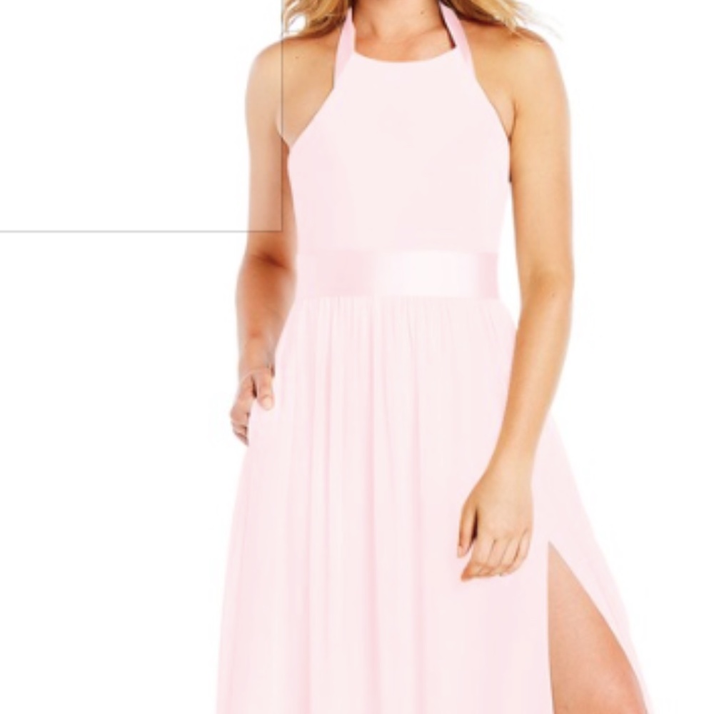 Azazie Aurora A16 Blushing Pink Dress